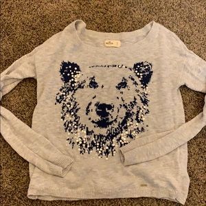 Sequin Bear Sweater from Hollister